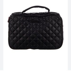 MZ Wallace Black Quilted Cosmetic Bag